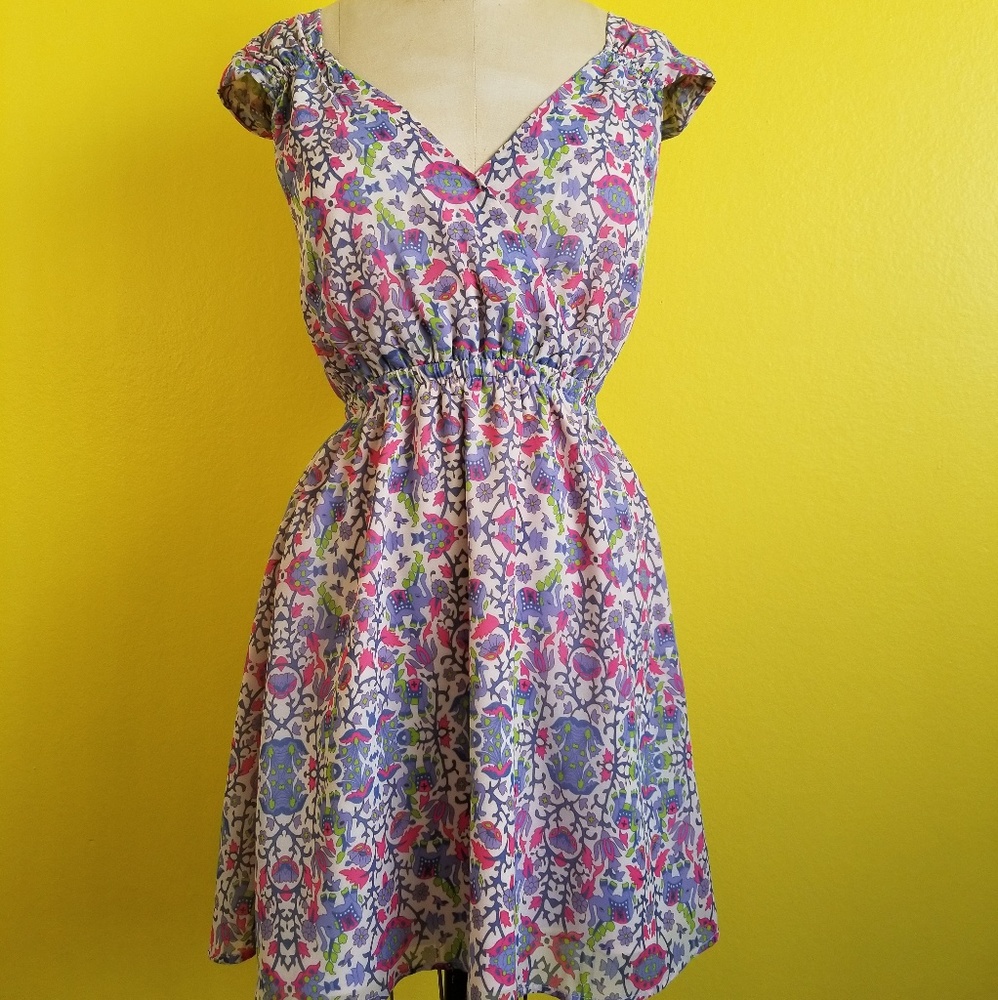 Elephant print sz S Forever 21 dress